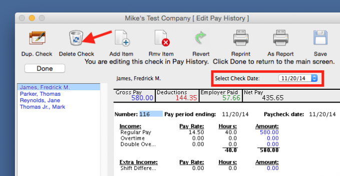 Read on how to delete a payroll for an entire day.