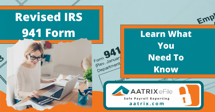 The IRS has now published a revised Form 941 to be used for the rest of 2020.  The new form includes the changes made by the Families First Coronavirus Response Act and the Coronavirus Aid, Relief, and Economic Security Act that added various types of payroll tax relief.