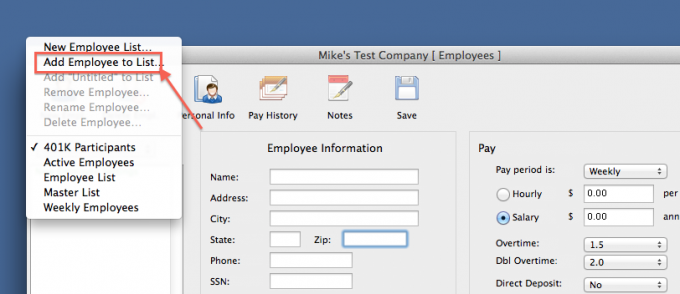 Learn how to create and maintain your employee lists.
