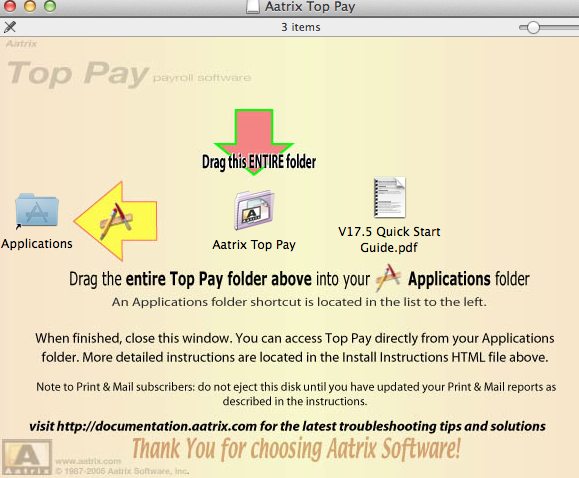 Learn how to install and run Aatrix Top Pay / Ultimate / Paycheck on your Mac.