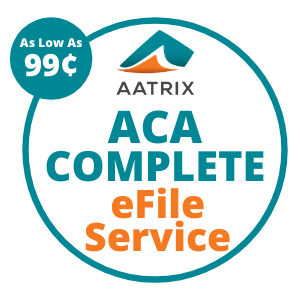 Aatrix ACA COMPLETE eFile Service - As low as 99 cents